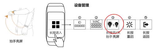 抬手亮屏操作演示图